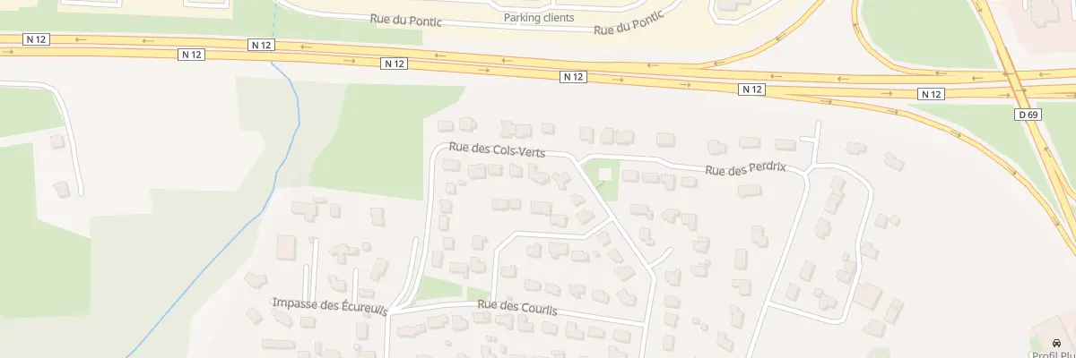 Plan du 25 Rue des Cols-Verts à Landivisiau