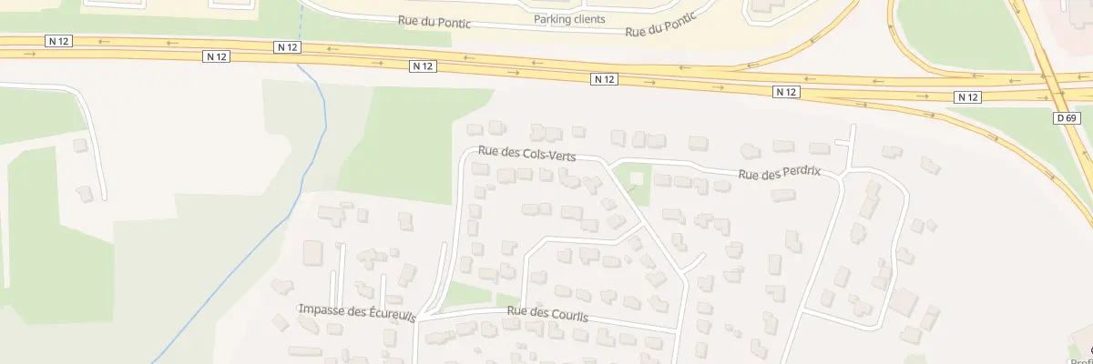 Plan du 27 Rue des Cols-Verts à Landivisiau