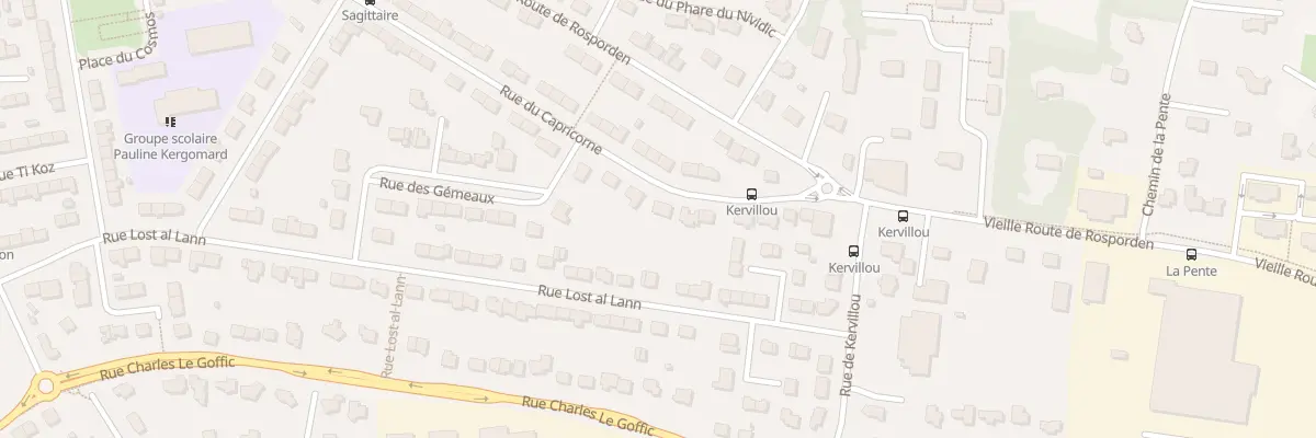 Plan du 71 Rue du Capricorne à Quimper