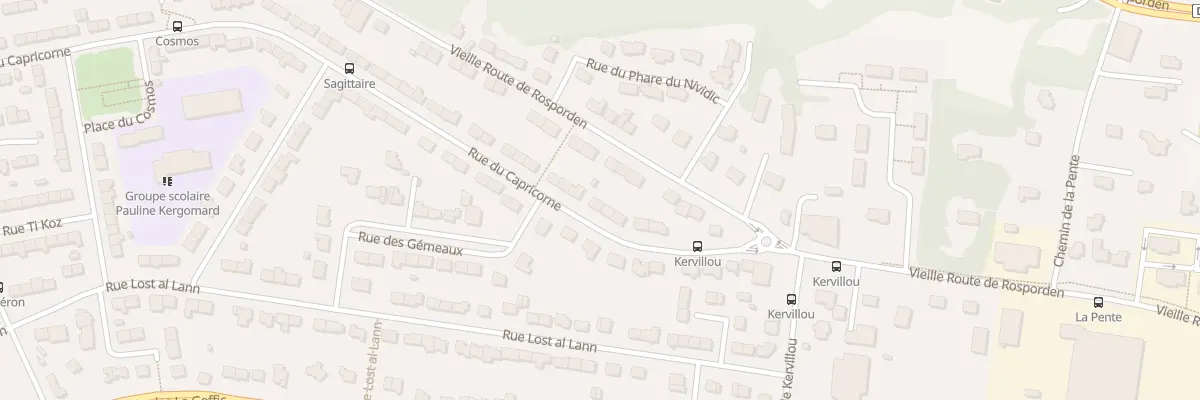 Plan du 84 Rue du Capricorne à Quimper
