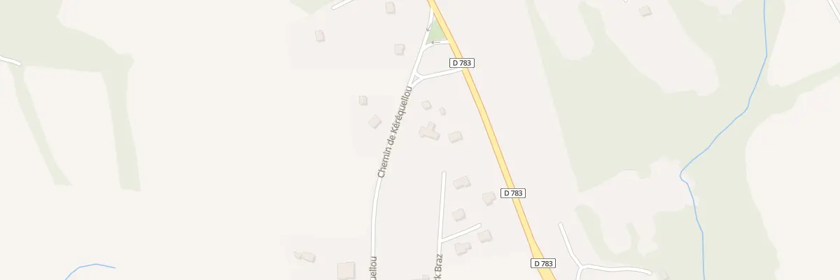 Plan du 8 Che de Kerequellou à Quimper