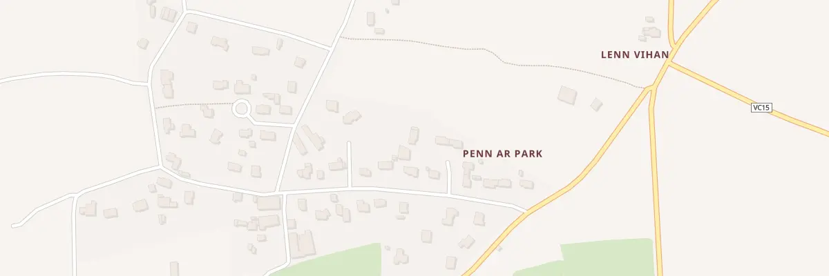 Plan du 25 Lot Pen Ar Parc à Lampaul-Guimiliau