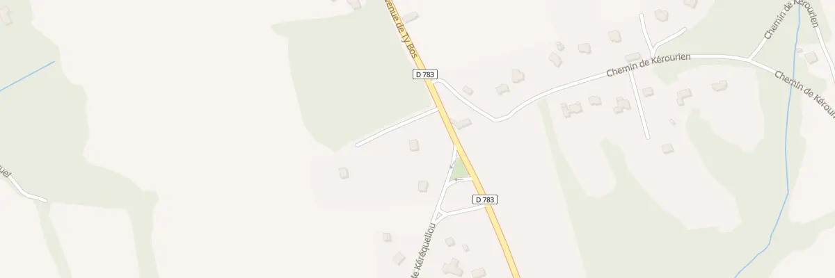 Plan du 163 Av de Ty Bos à Quimper