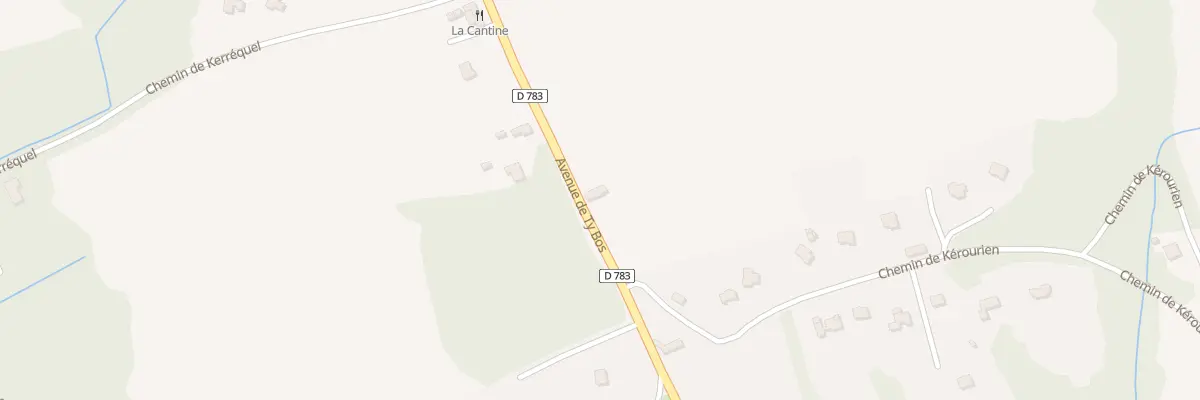 Plan du 230 Av de Ty Bos à Quimper