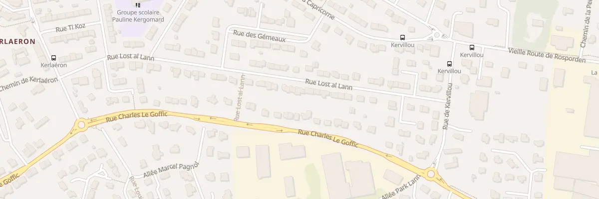 Plan du 47 Rue Lost Al Lann à Quimper