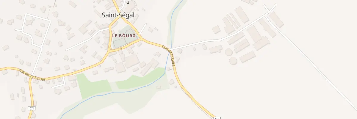 Plan du 7 Rue de la Gare à Saint-Ségal
