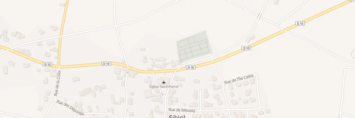 Plan du 308 Rte de Saint Pol à Sibiril