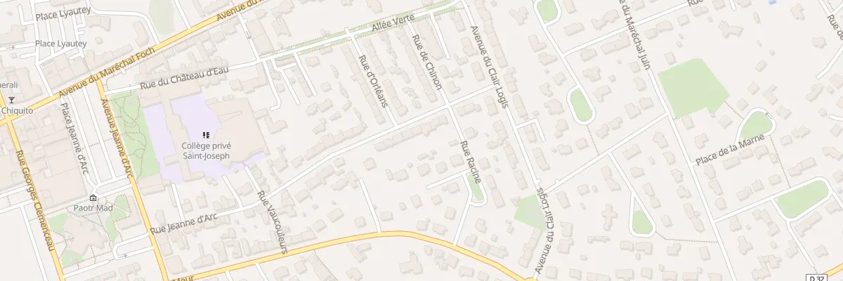 Plan du 40 Rue Jeanne d’Arc à Landivisiau