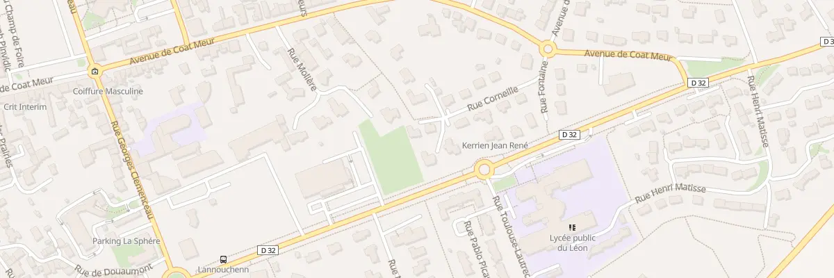 Plan du 14 Rue Corneille à Landivisiau
