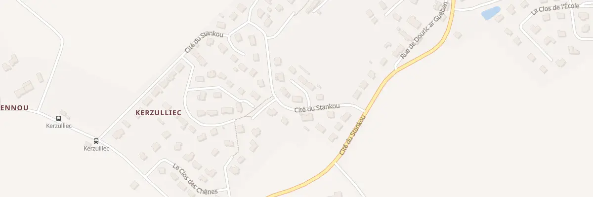 Plan du 39 Cité Stankou à Landrévarzec
