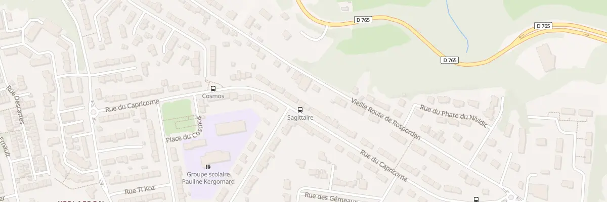 Plan du 52 Rue du Capricorne à Quimper
