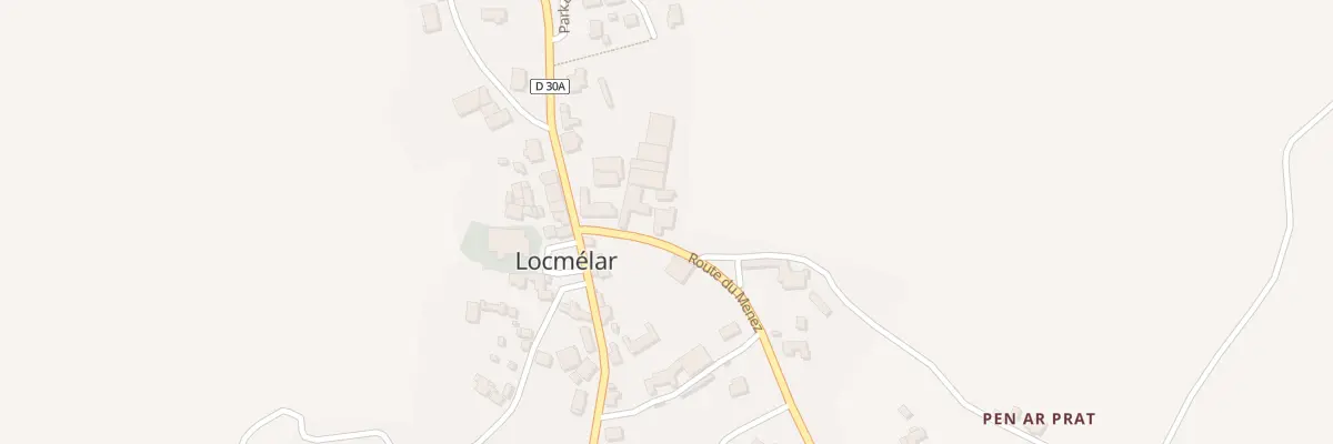 Plan du 24 Le Bourg à Locmélar