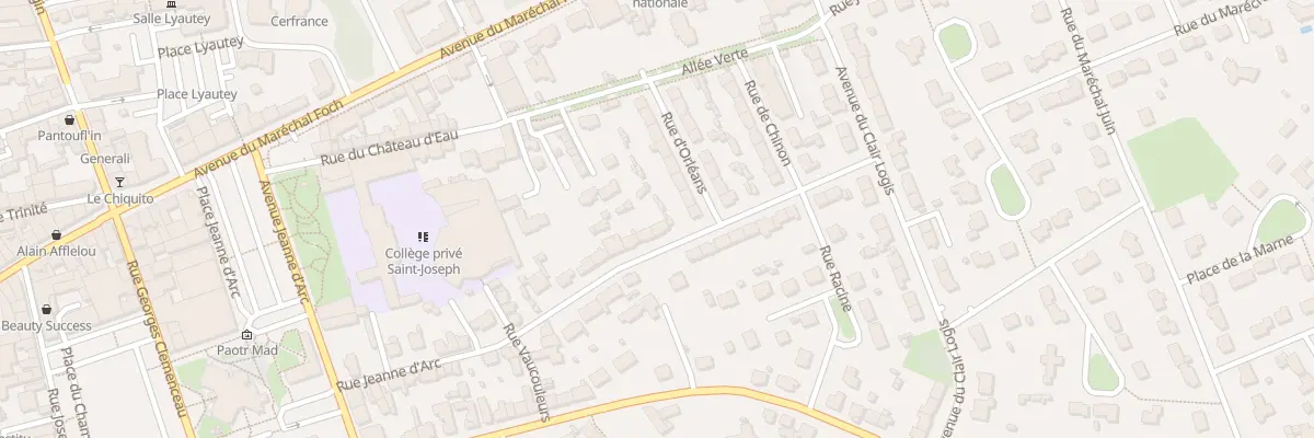 Plan du 29 Rue Jeanne d’Arc à Landivisiau