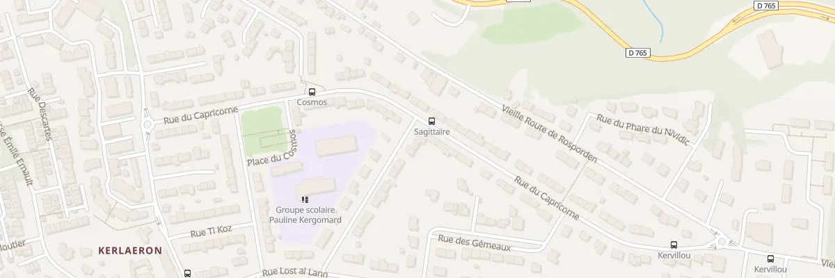 Plan du 4 Rue du Sagittaire à Quimper