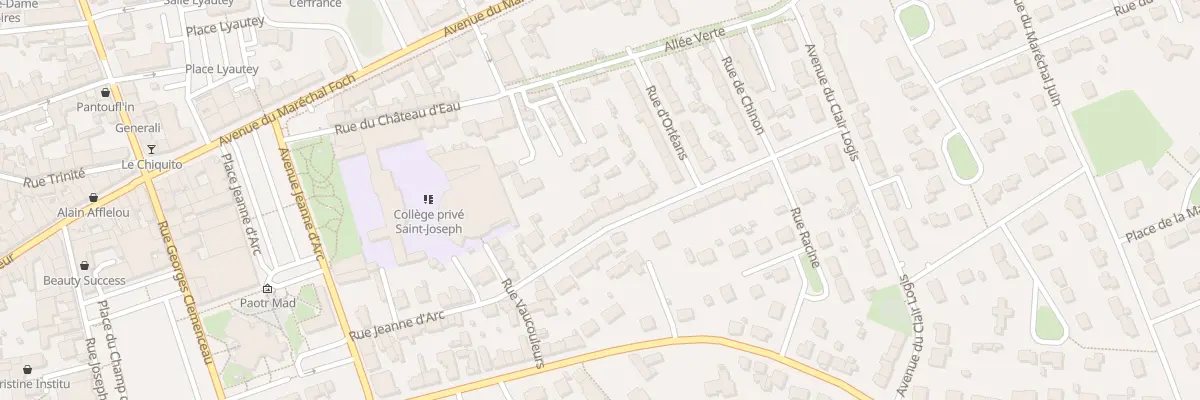 Plan du 23 Rue Jeanne d’Arc à Landivisiau