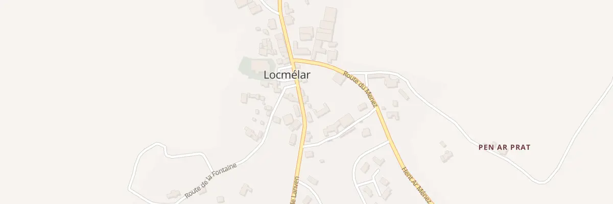 Plan du 3 Pl Saint Melar à Locmélar