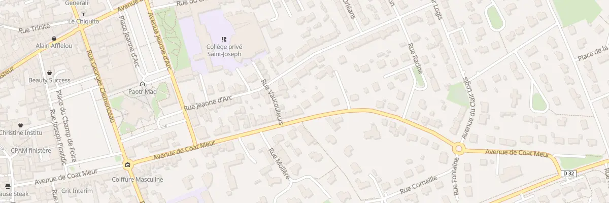 Plan du 9004 Av de Coatmeur à Landivisiau