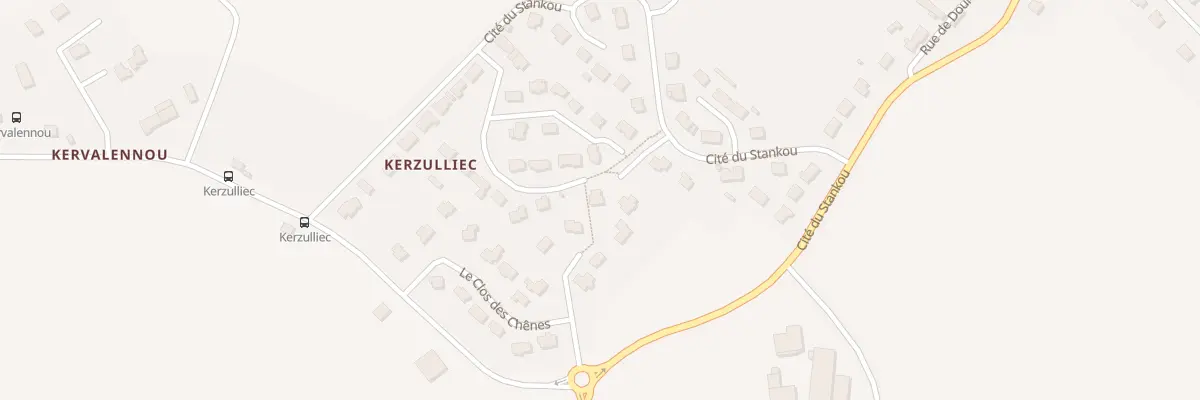 Plan du 2 Imp Stankou à Landrévarzec