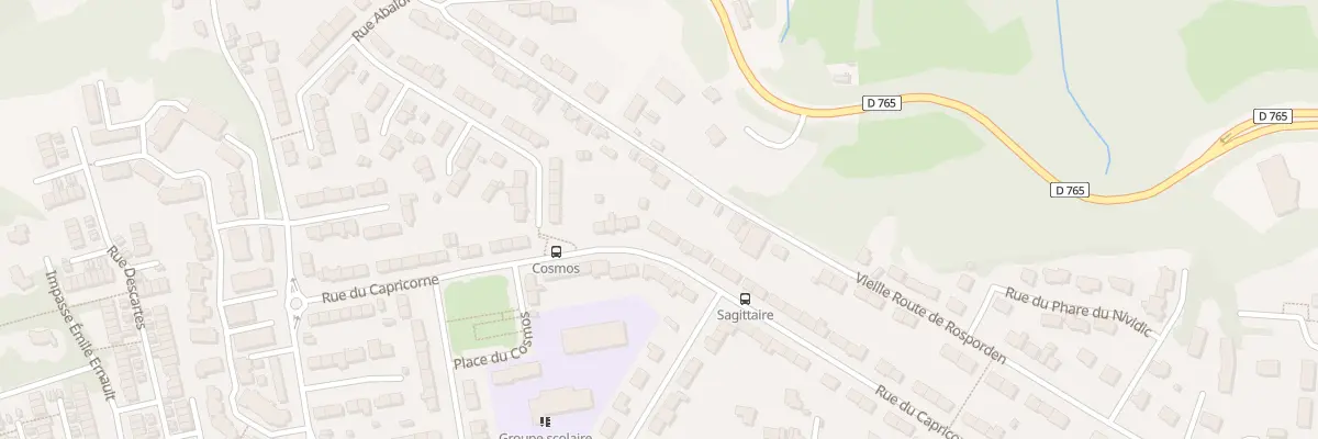 Plan du 40 Rue du Capricorne à Quimper