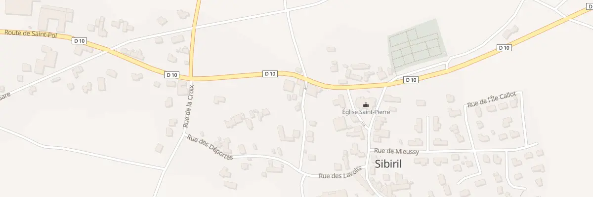Plan du 30B Rue des Lavoirs à Sibiril