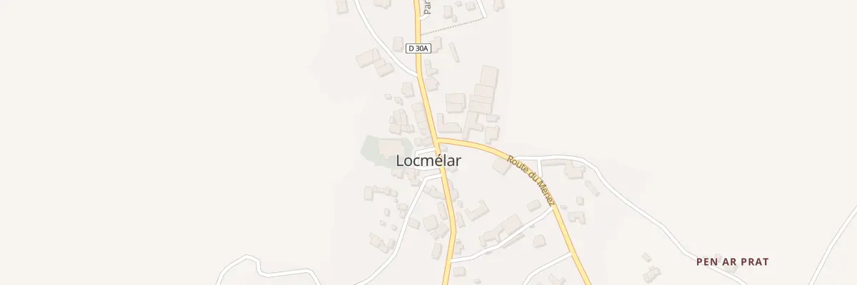 Plan du 11 Le Bourg à Locmélar
