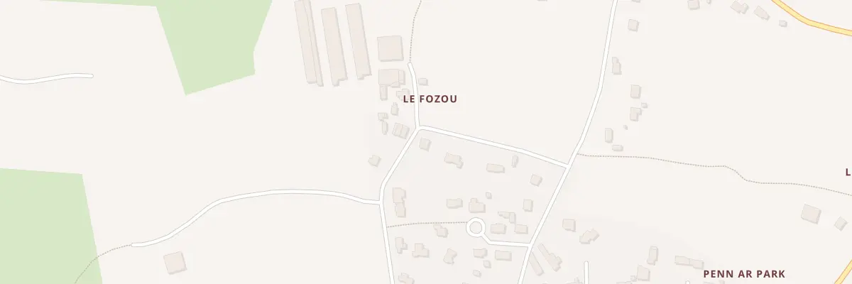 Plan du 17 Fozou à Lampaul-Guimiliau