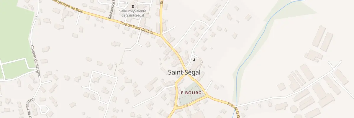 Plan du 7 Rue de la Mairie à Saint-Ségal