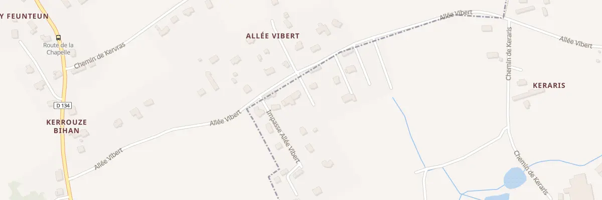 Plan du 36 All Vibert à Pleuven