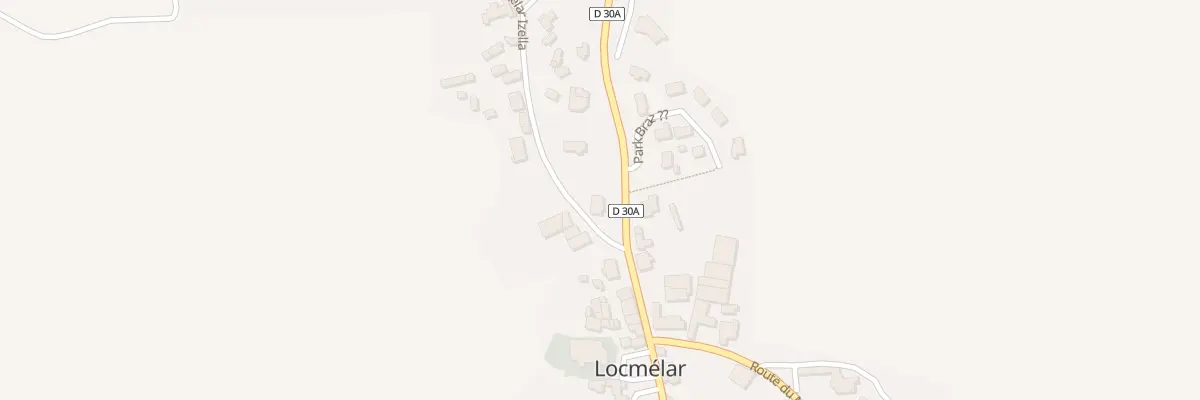 Plan du 6 Rte de l’Elorn à Locmélar