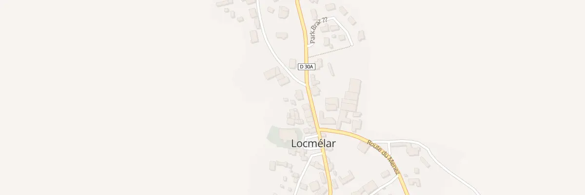 Plan du 9 Rte de l’Elorn à Locmélar