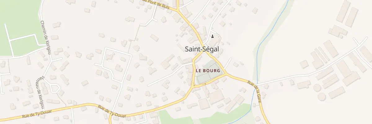 Plan du 6 Rue Saint-Séverin à Saint-Ségal
