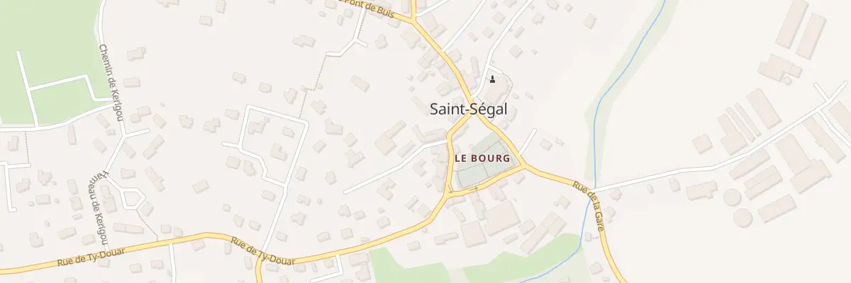 Plan du 8 Rue Saint-Séverin à Saint-Ségal