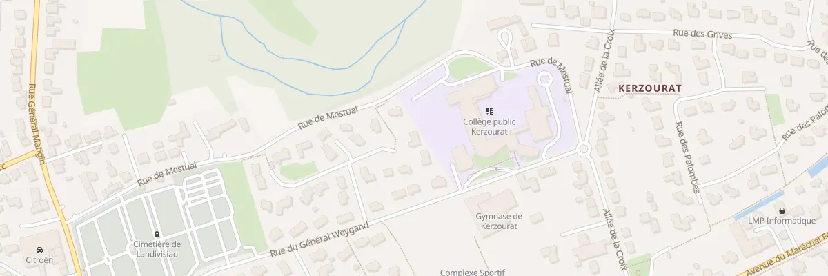 Plan du 5 Rue Raymond Poincaré à Landivisiau