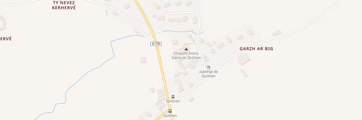 Plan du 5036 Quilinen à Landrévarzec