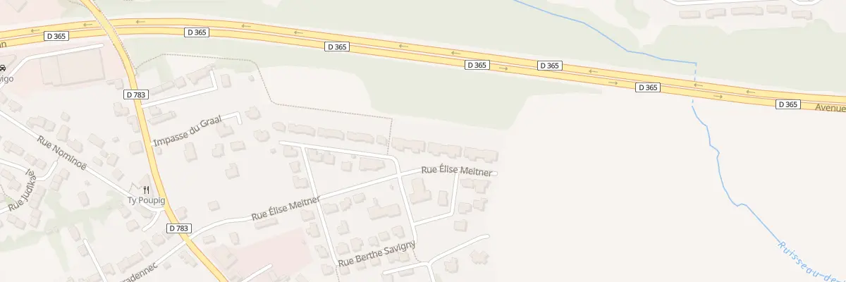 Plan du 35 Rue Victorine Treverret à Quimper