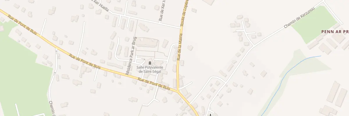 Plan du 23 Rue de la Mairie à Saint-Ségal