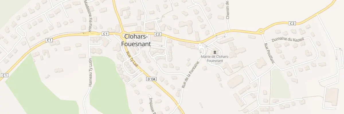 Plan du 6 Rue de la Halle à Clohars-Fouesnant