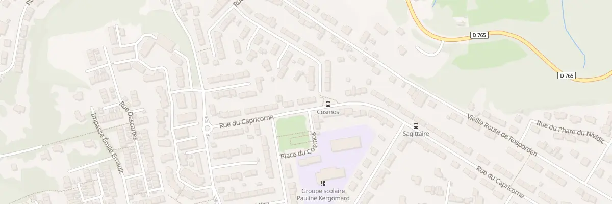 Plan du 26 Rue du Capricorne à Quimper