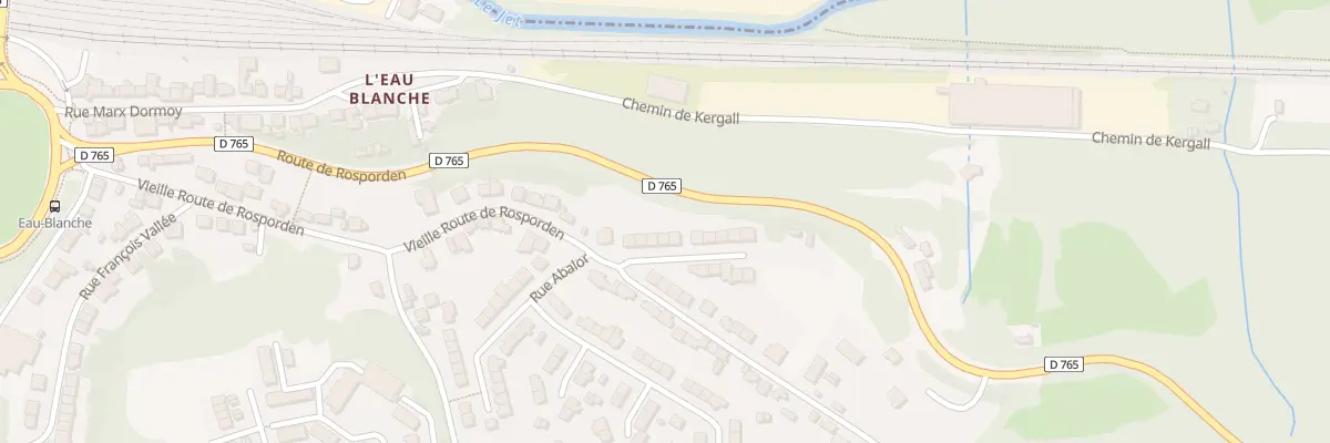 Plan du 8 Rue Adolphe le Goaziou à Quimper