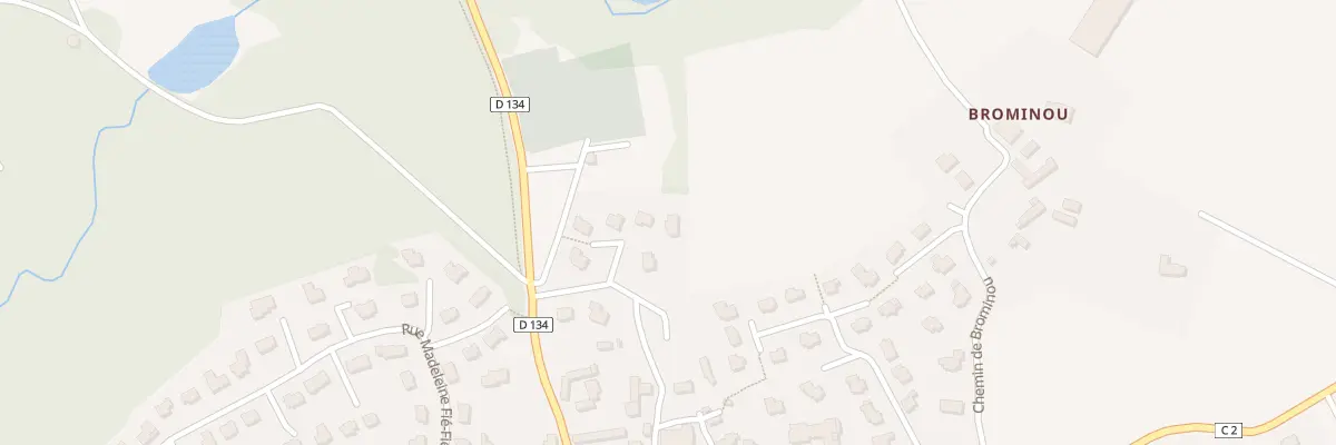 Plan du 2 Ham de Kerambourdiec à Clohars-Fouesnant