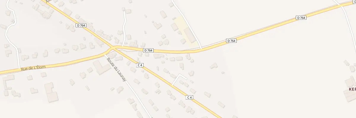 Plan du 95 Rue de l’Argoat à Sizun