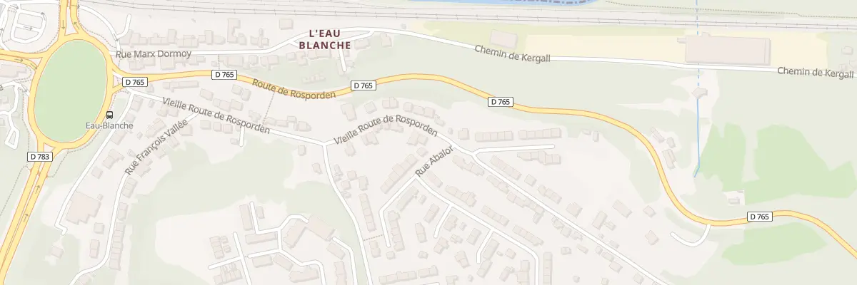 Plan du 35 Vieille Route de Rosporden à Quimper
