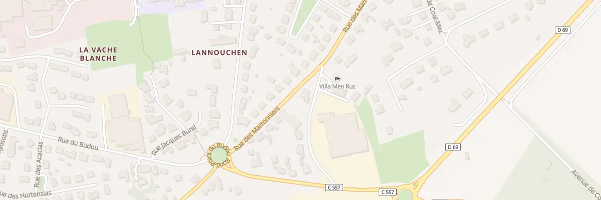 Plan du 27 Rue des Marronniers à Landivisiau