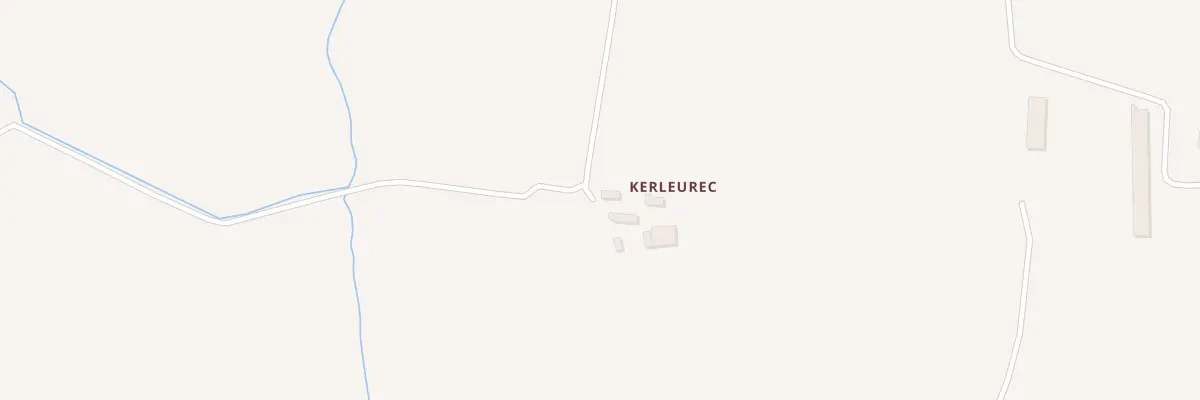 Plan du 412 Kerleurec à Cast