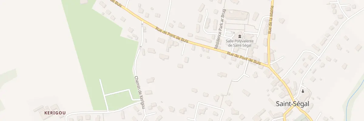 Plan du 23 Rue de Pont de Buis à Saint-Ségal