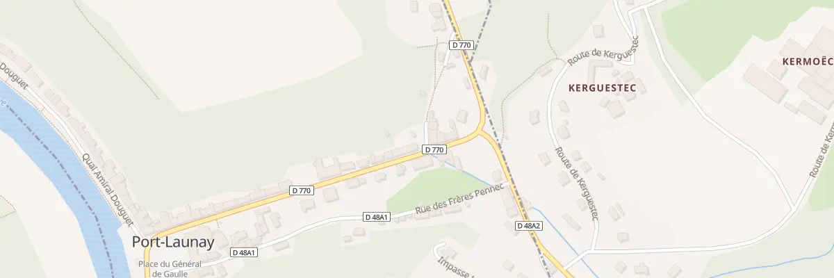 Plan du 33 Rue du Docteur Cozanet à Port-Launay