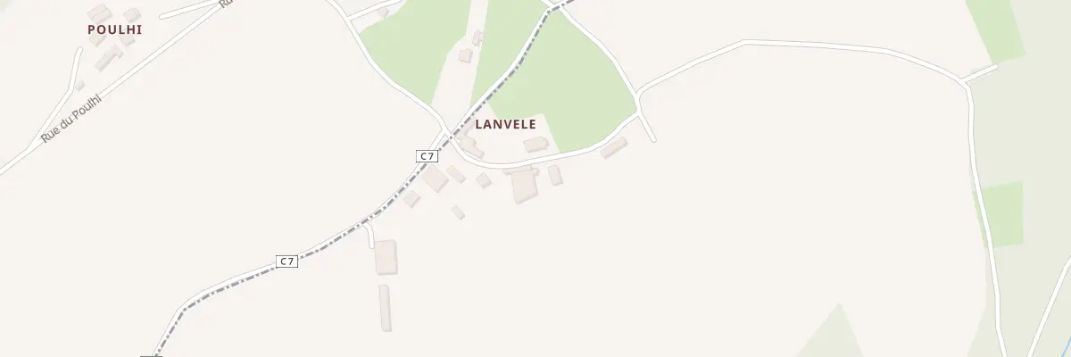 Plan du 25 Lanvélé à Saint-Ségal