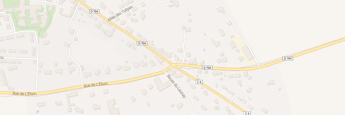 Plan du 74 Rue de l’Argoat à Sizun