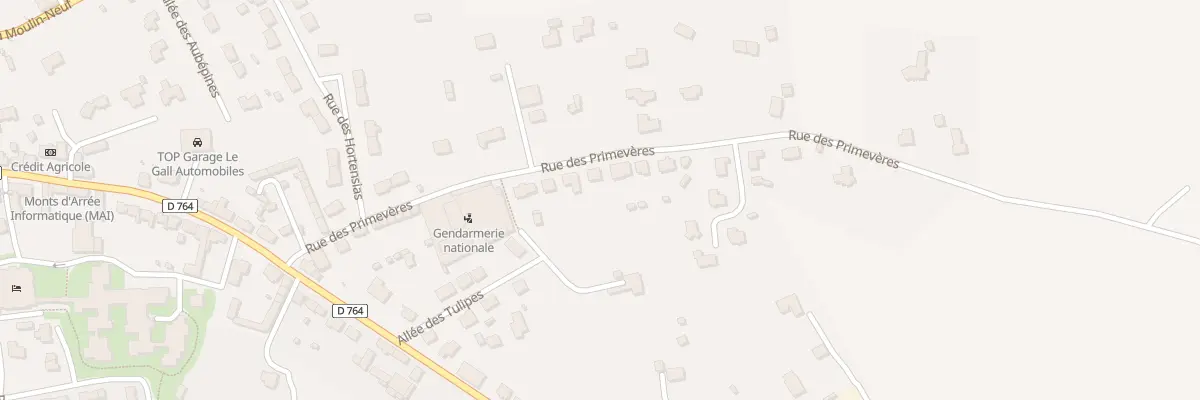 Plan du 19 Rue des Primevères à Sizun