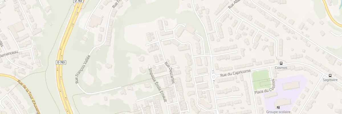 Plan du 91 Rue Descartes à Quimper